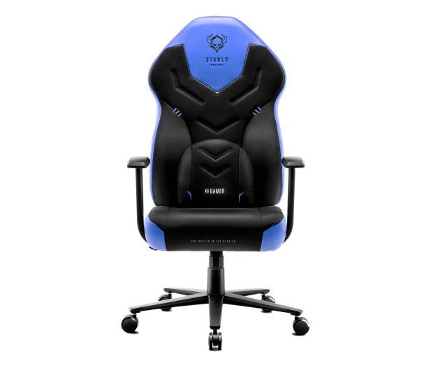 DIABLO Chairs X-GAMER 2.0 Normal Size czarno-niebieski - 1208667 - zdjęcie 2